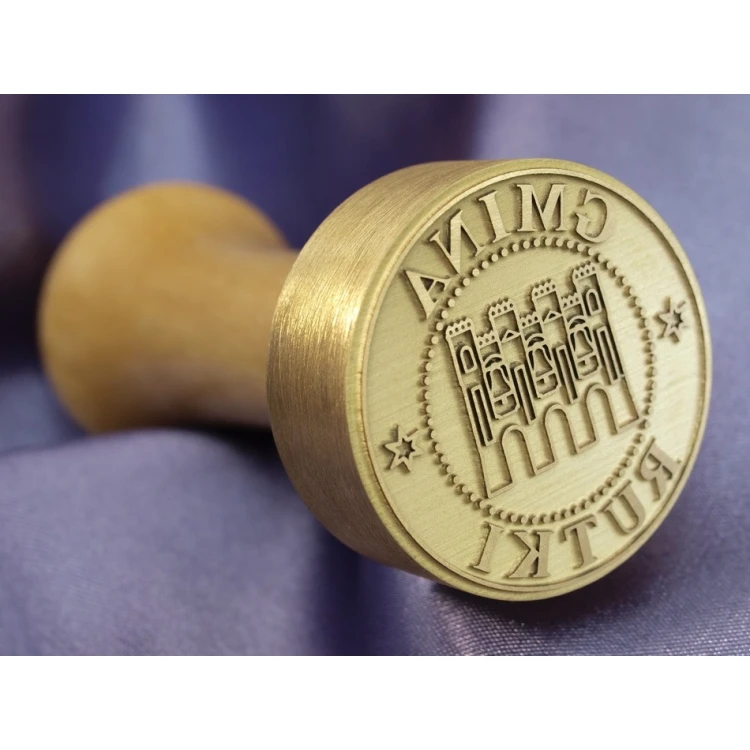 Brass Stamp 38mm Engraving Depth Approximately 0.7mm