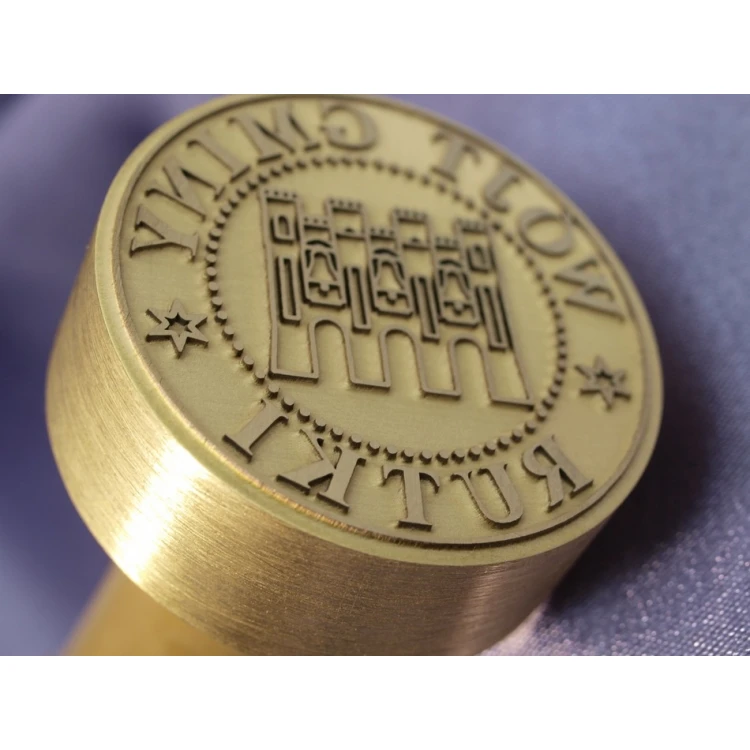 Brass Stamp 38mm Engraving Depth Approximately 0.7mm