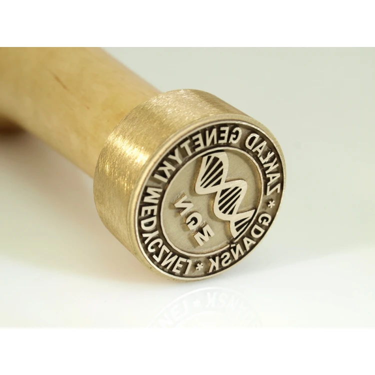 Brass Stamp - Diameter 25mm Engraving Depth Approximately 0.8mm