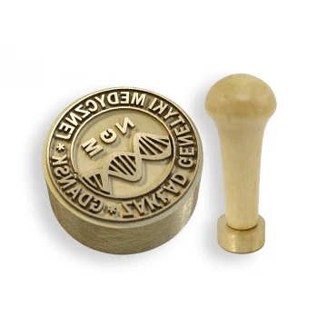 Brass Stamp - Diameter 25mm Engraving Depth Approximately 0.8mm