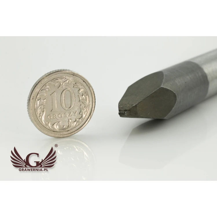 Steel stamp for metal punching - imprint size 11.53x7.8mm - LASER