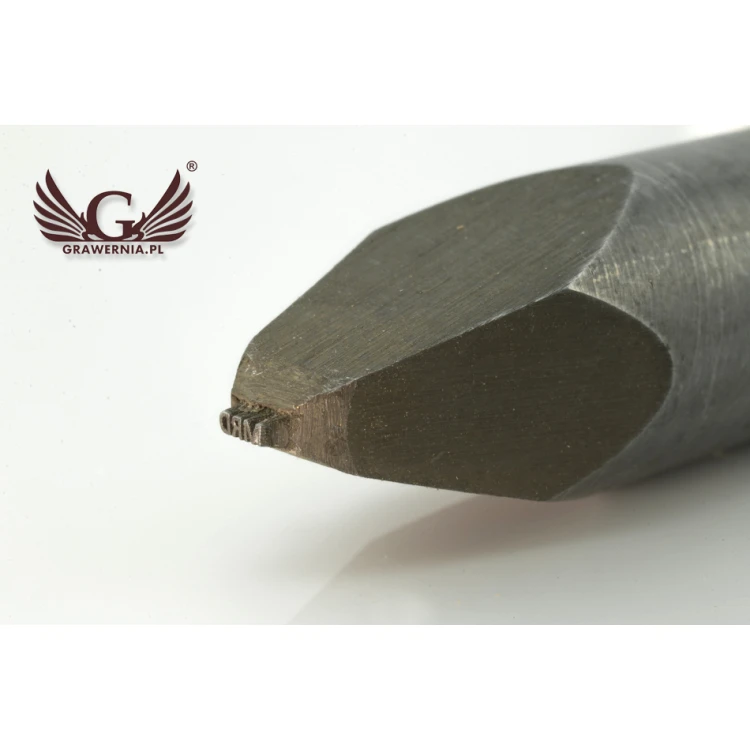 Steel stamp for metal punching - imprint size 11.53x7.8mm - LASER