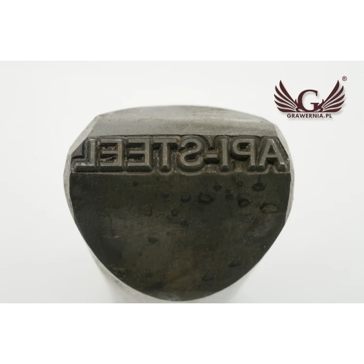 Steel stamp for metal punching - imprint dimensions 3.5x25.6mm - CNC066