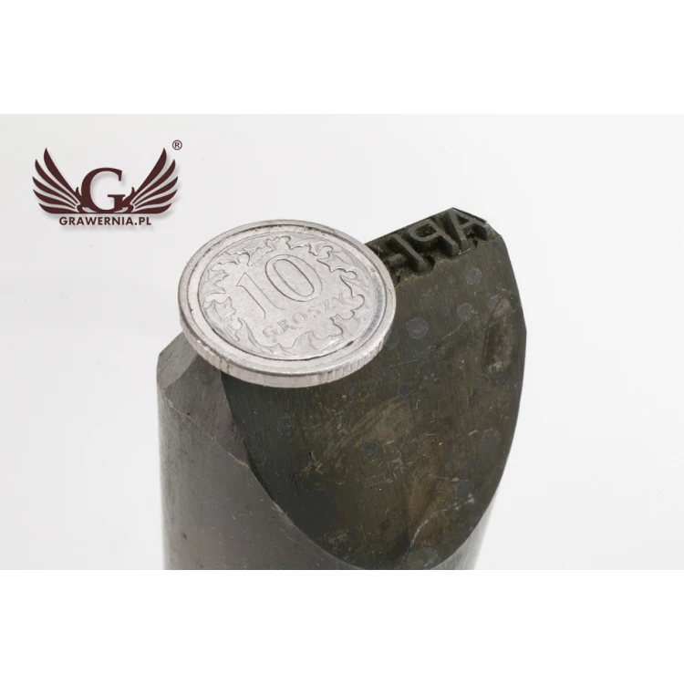 Steel stamp for metal punching - imprint dimensions 3.5x25.6mm - CNC066