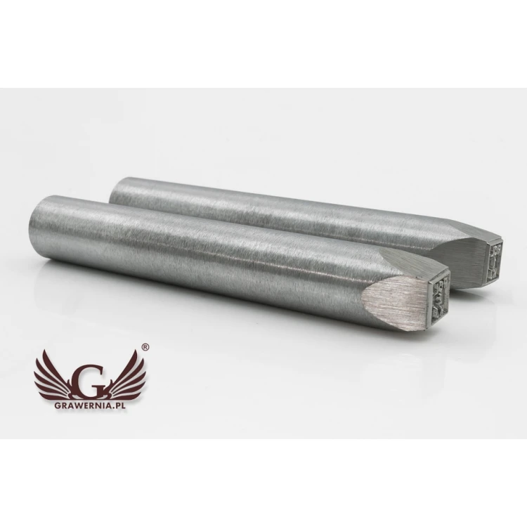 Steel stamp for metal punching - imprint dimensions 10x10mm - CNC068