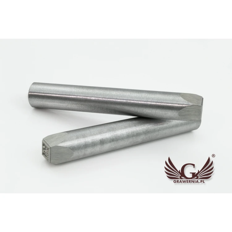 Steel stamp for metal punching - imprint dimensions 10x10mm - CNC068