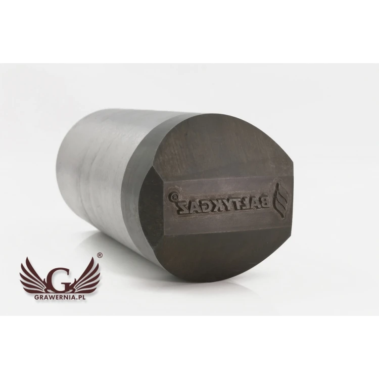 Steel stamp for metal punching - imprint dimensions 38x10mm - CNC069