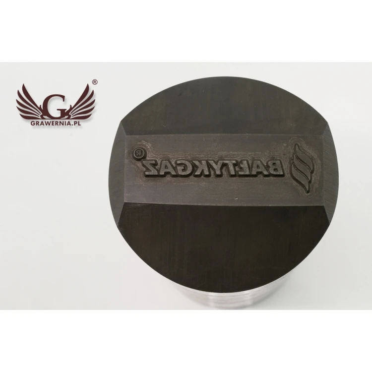 Steel stamp for metal punching - imprint dimensions 38x10mm - CNC069