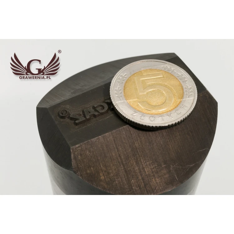 Steel stamp for metal punching - imprint dimensions 38x10mm - CNC069