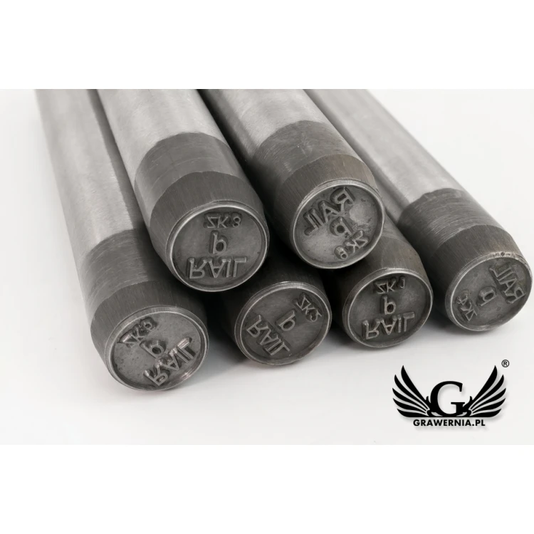 Steel stamp for metal punching - imprint diameter 15mm - CNC077