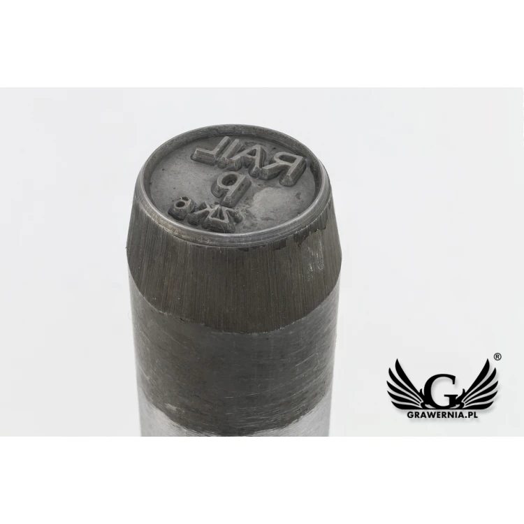 Steel stamp for metal punching - imprint diameter 15mm - CNC077