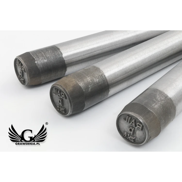 Steel stamp for metal punching - imprint diameter 15mm - CNC077