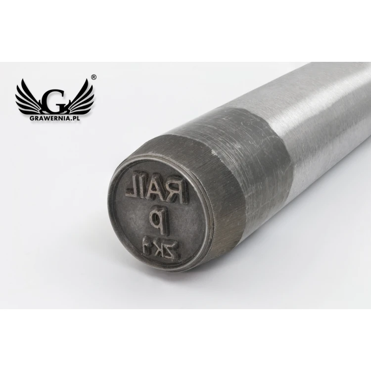 Steel stamp for metal punching - imprint diameter 15mm - CNC077