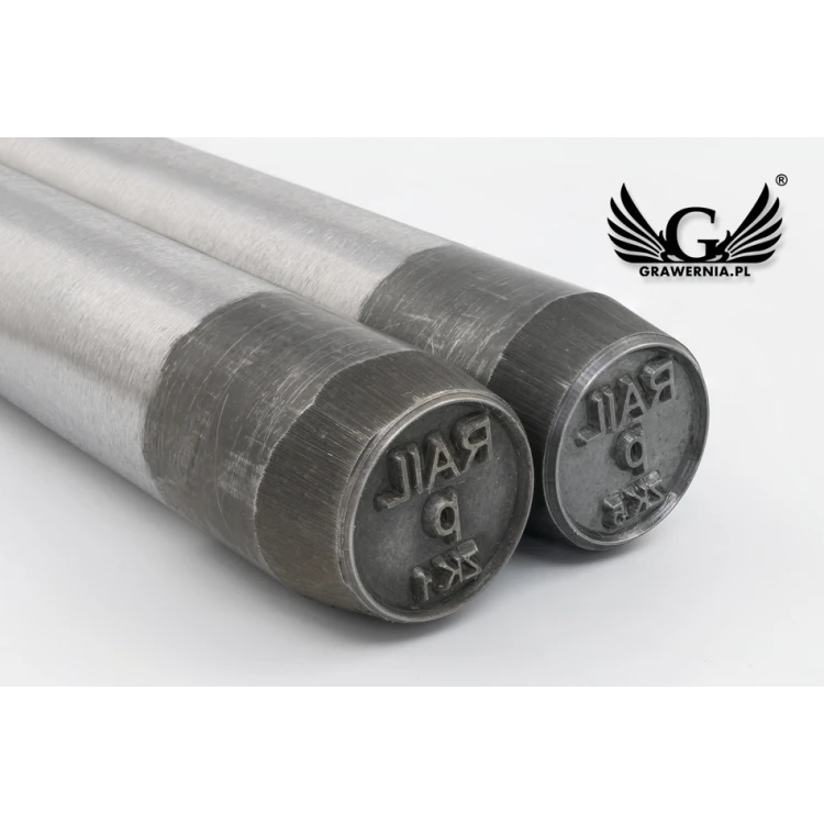 Steel stamp for metal punching - imprint diameter 15mm - CNC077