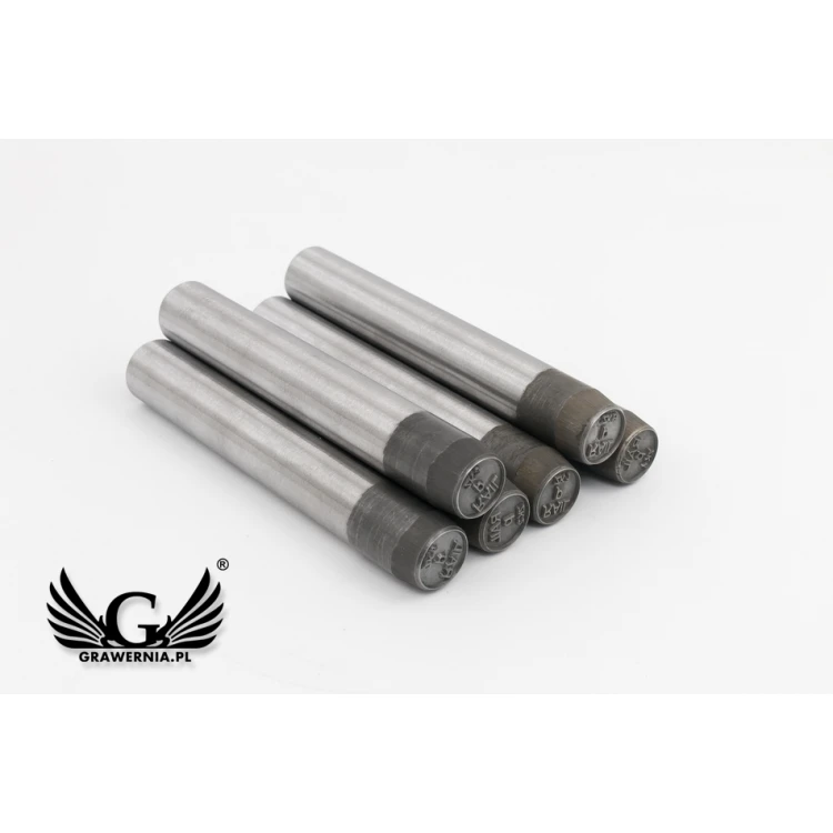 Steel stamp for metal punching - imprint diameter 15mm - CNC077
