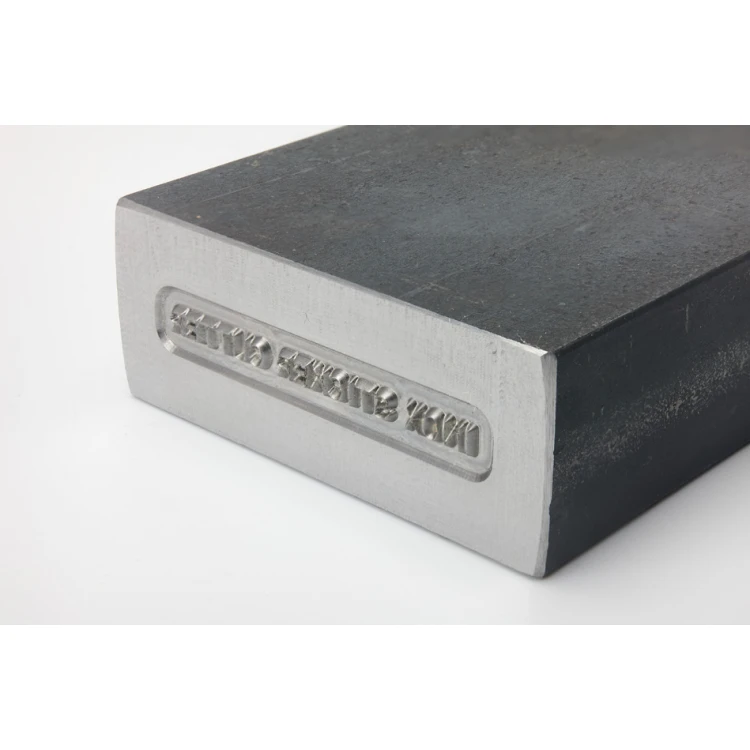 Steel stamp for metal punching - imprint dimensions 30X3mm - CNC090