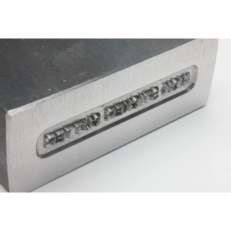 Steel stamp for metal punching - imprint dimensions 30X3mm - CNC090