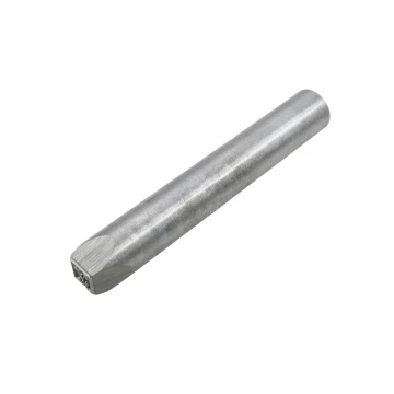 Steel stamp for metal punching - imprint dimensions 10x10mm - CNC068