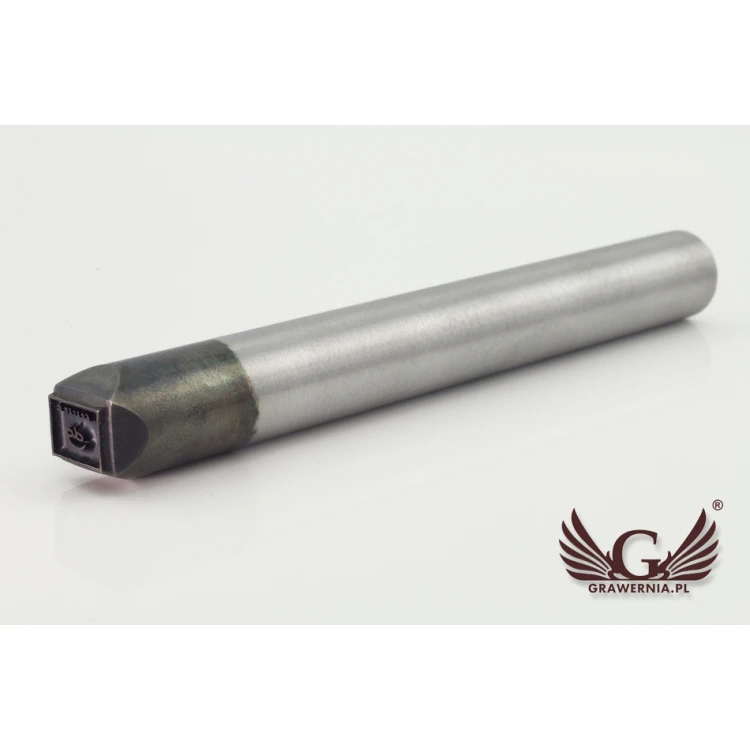 Steel stamp for metal punching - imprint size 10x7.6mm - LASER