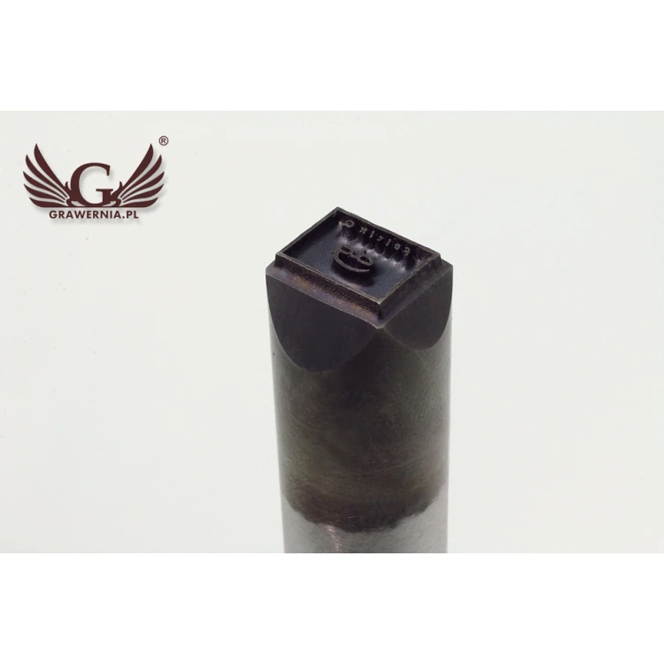 Steel stamp for metal punching - imprint size 10x7.6mm - LASER