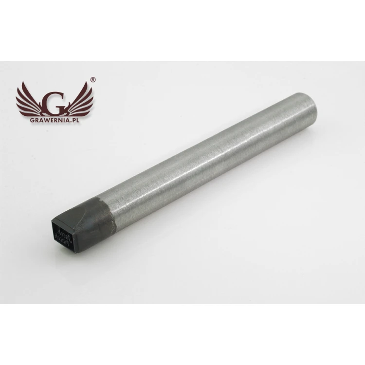 Steel stamp for metal punching - imprint size 11.53x7.8mm - LASER