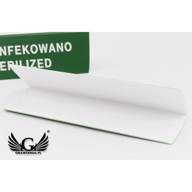Information Stand "Disinfected - Dishwasher Safe up to 80°C - ST009"