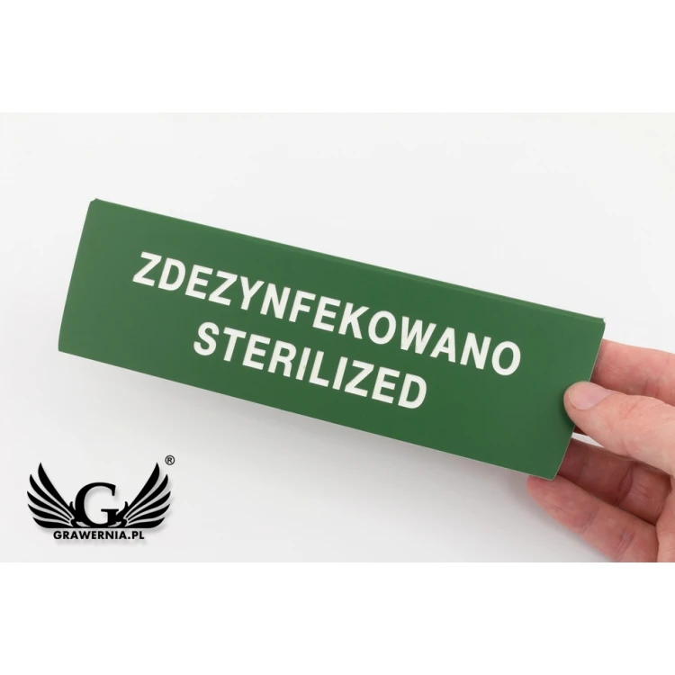 Information Stand "Disinfected - Dishwasher Safe up to 80°C - ST009"