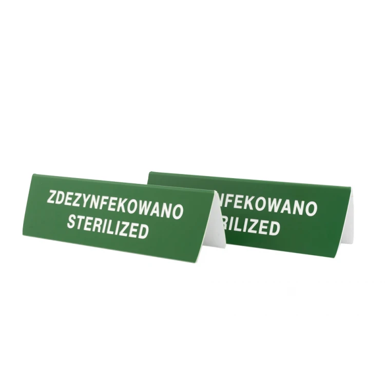 Information Stand "Disinfected - Dishwasher Safe up to 80°C - ST009"