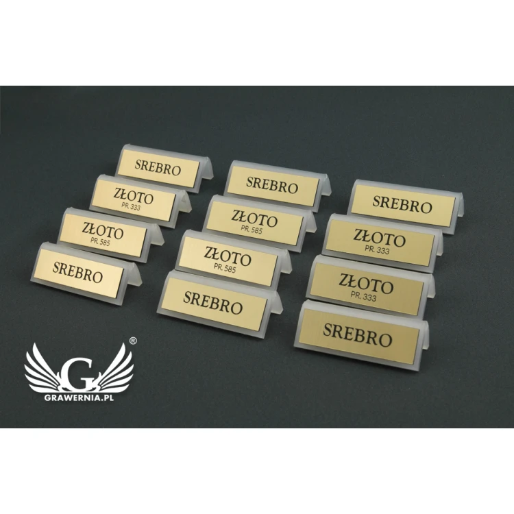 Standard Jewelry Stands with Custom Text - PR014