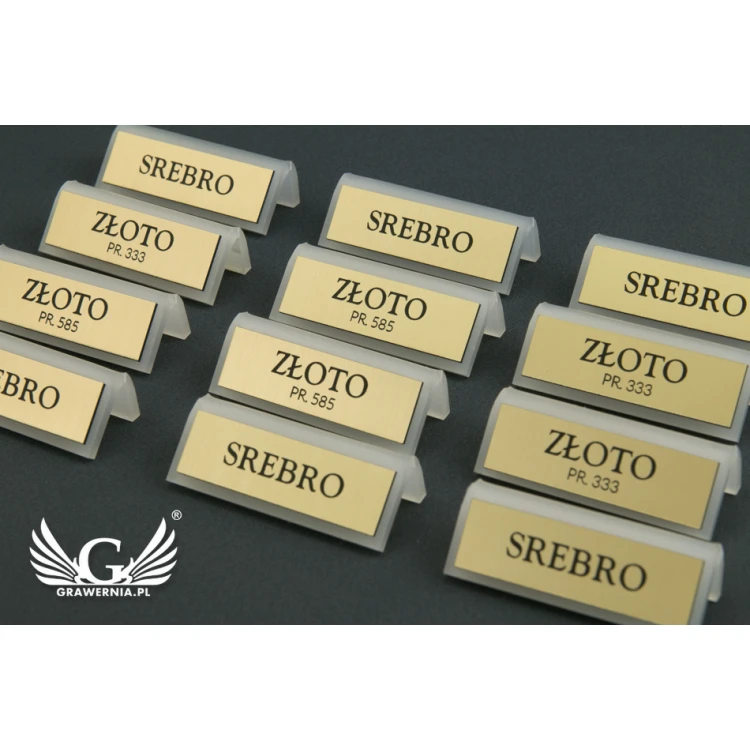 Standard Jewelry Stands with Custom Text - PR014