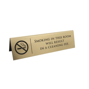 Table stand - no smoking - dimensions: 195x55mm - ST025