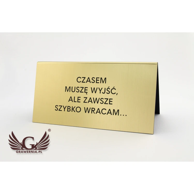 Information stands with any text - dimensions: 195x100mm - ST026