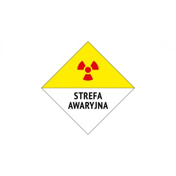 Emergency Zone - Warning Sign, Size 230x230mm - PVC - UV Color Print - BHP134