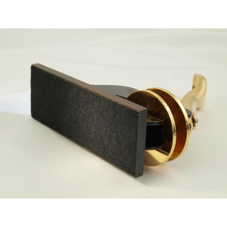 Just - Gold & Wood Dry Seal - Exclusive Desk Stamp with Wooden Stand