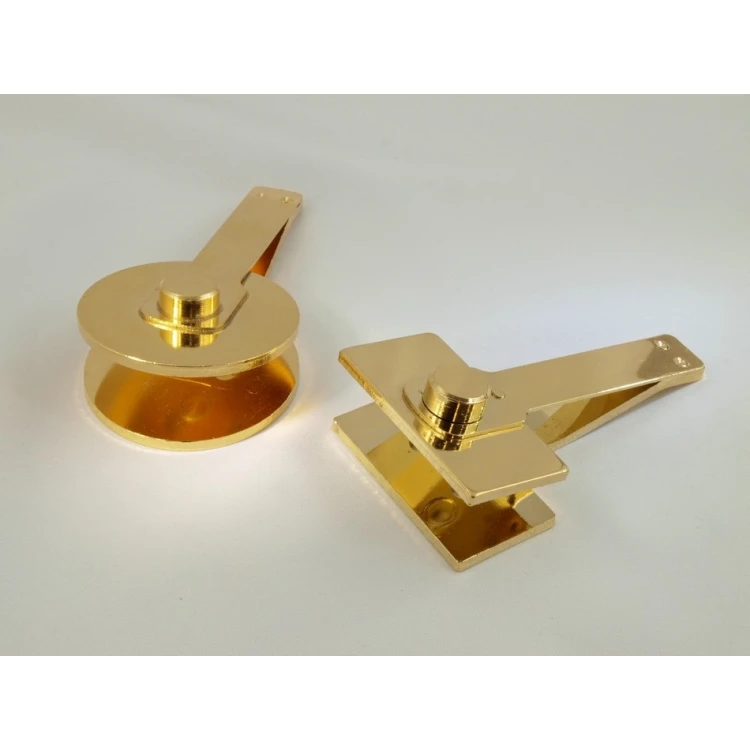 Just - Gold & Wood Dry Seal - Exclusive Desk Stamp with Wooden Stand
