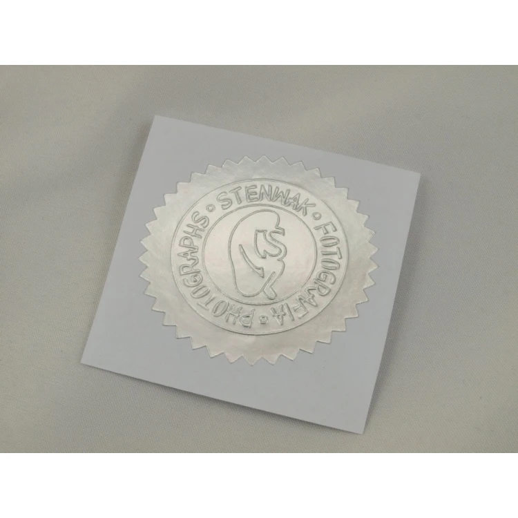 Just - Gold & Wood Dry Seal - Exclusive Desk Stamp with Wooden Stand