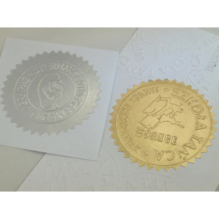 Just - Gold & Wood Dry Seal - Exclusive Desk Stamp with Wooden Stand
