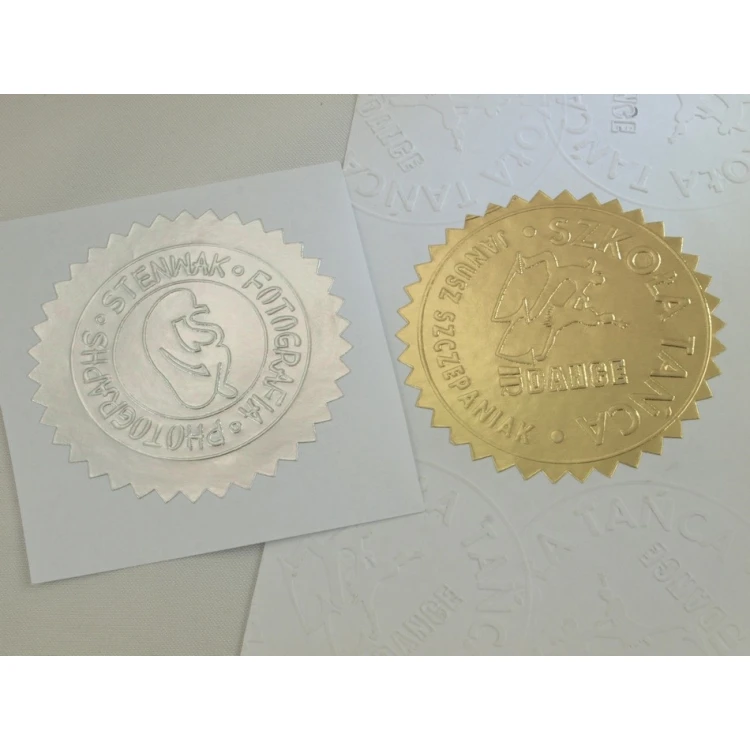 Just - Gold & Wood Dry Seal - Exclusive Desk Stamp with Wooden Stand