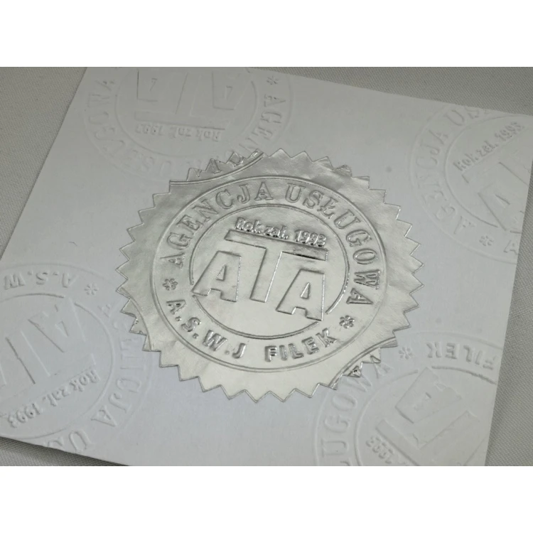 Just - Gold & Wood Dry Seal - Exclusive Desk Stamp with Wooden Stand