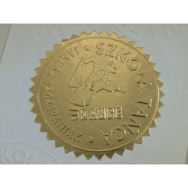 Just - Gold & Wood Dry Seal - Exclusive Desk Stamp with Wooden Stand