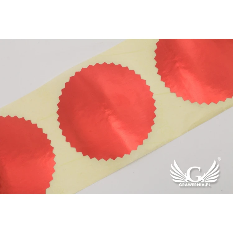 Dry Stamp - silver, gold, red or green stickers