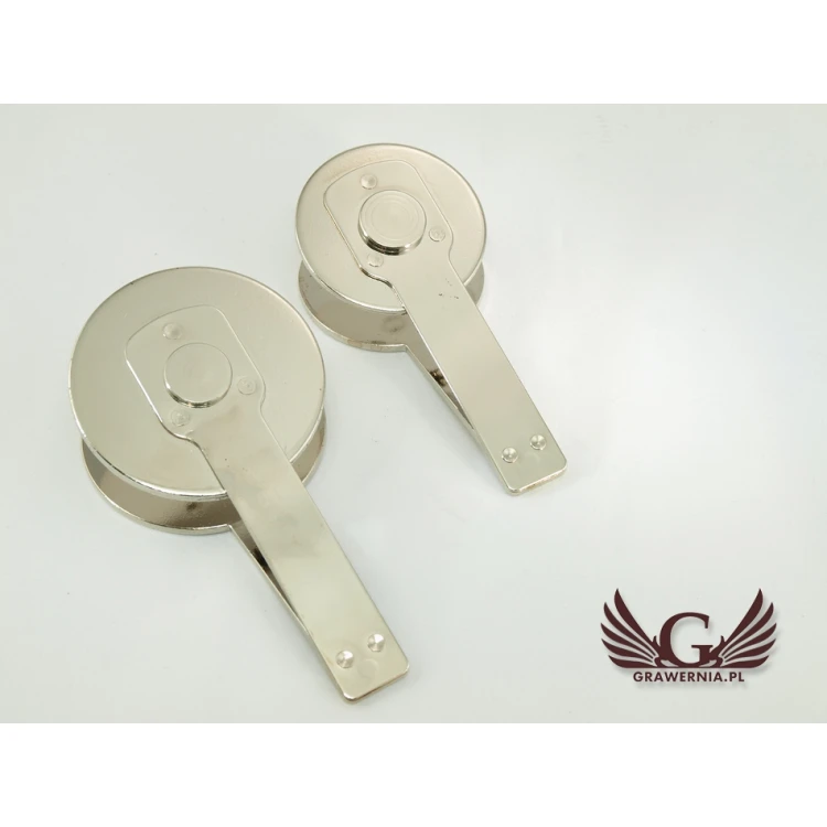 Shiny Dry Seal - round imprint 40mm or 50mm - desk stamp with legs