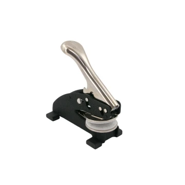 Shiny Dry Seal - round imprint 40mm or 50mm - desk stamp with legs