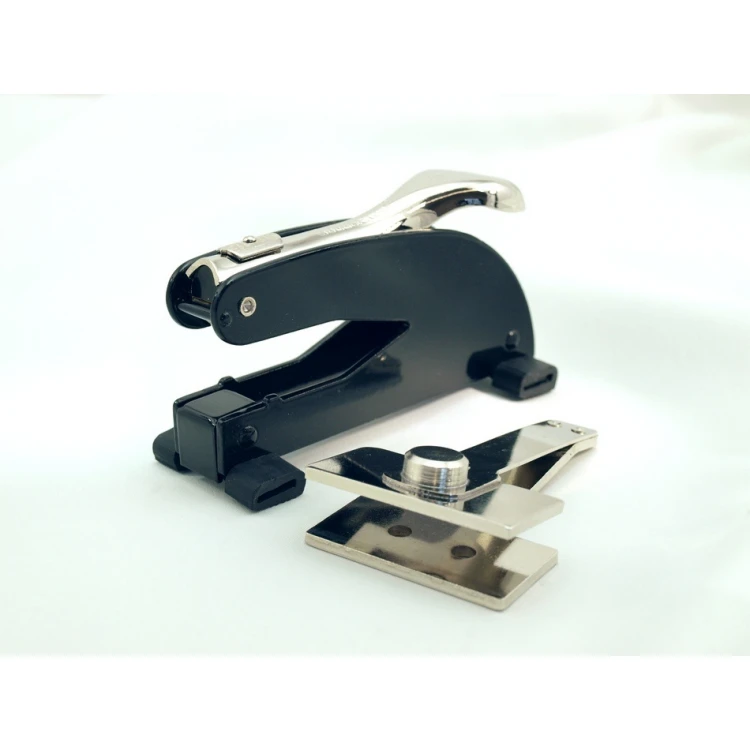 Just Dry Stamp - Rectangular Impression 27x52, Round 40mm or 50mm - Desk Version with Legs