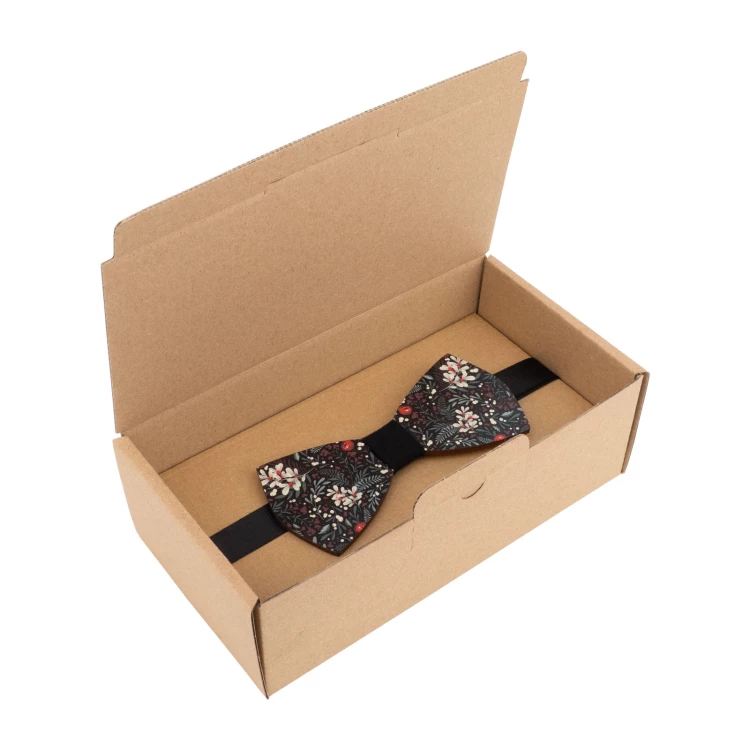 Christmas Wooden Bow Tie - size 120x55mm - MDR063