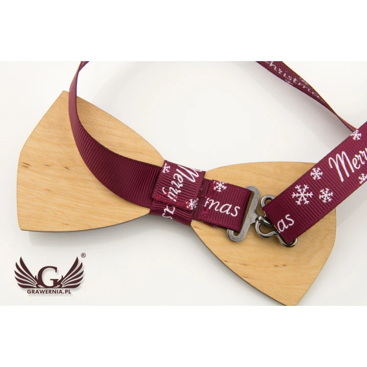 Christmas Bow Tie with UV Print - Snowmen - MDR033