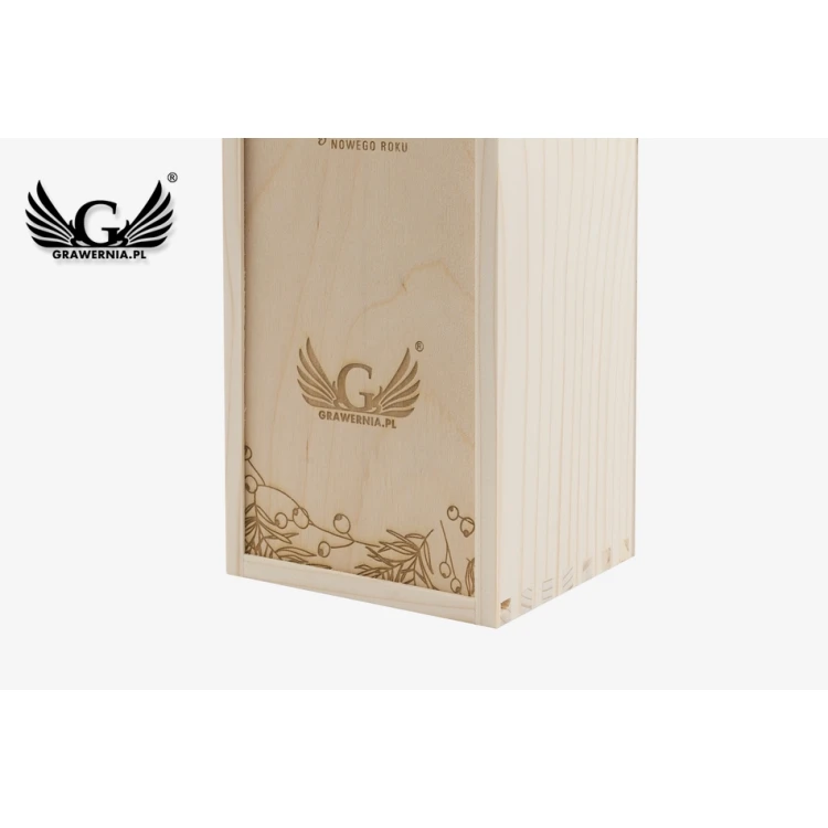 Christmas Alcohol Box - Laser Engraved - SK041