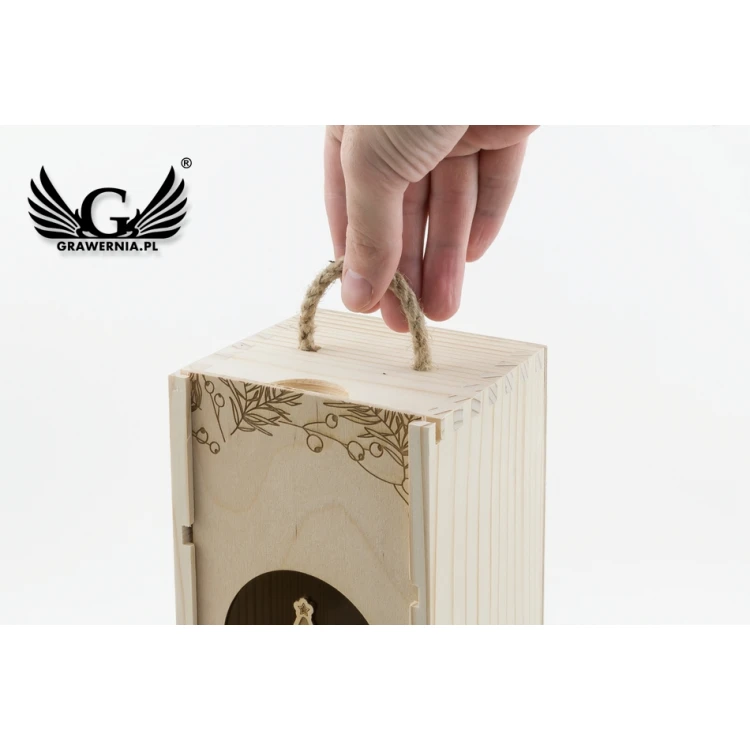 Christmas Alcohol Box - Laser Engraved - SK041