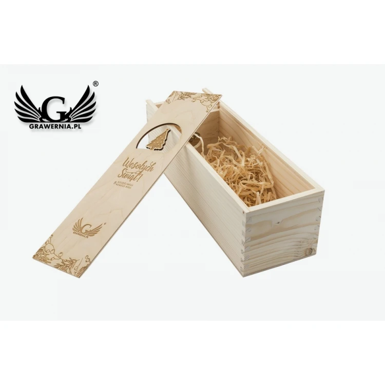 Christmas Alcohol Box - Laser Engraved - SK041