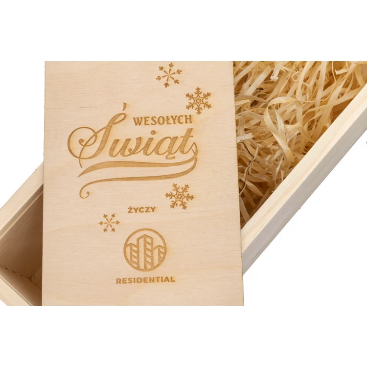 Christmas Alcohol Box - Laser Engraved - SK036